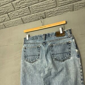 Nautica Jeans Mens Light Wash‎ Distressed Denim Bootcut Pants Size 8x30